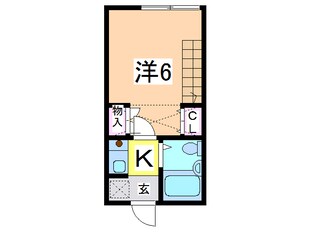 アビタス関屋の物件間取画像